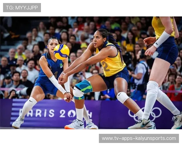 巴西女排火力全开，主攻手多点开花，巴西女排在巴西人气